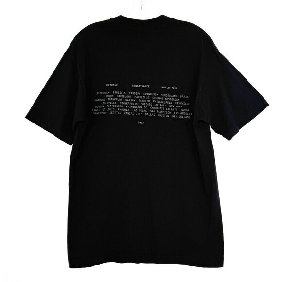 Beyonce Renaissance Official Tour Horse 2023 Concert Merch Shirt Men Large - Picture 3 of 10